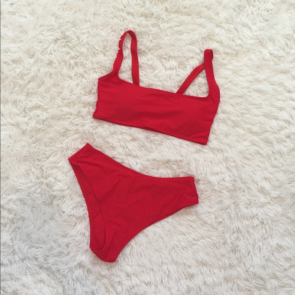 Red Bikini Set